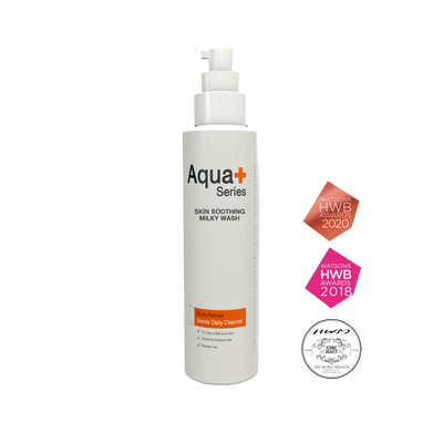 Aqua+ Series Skin Soothing Milky Wash 175ml.